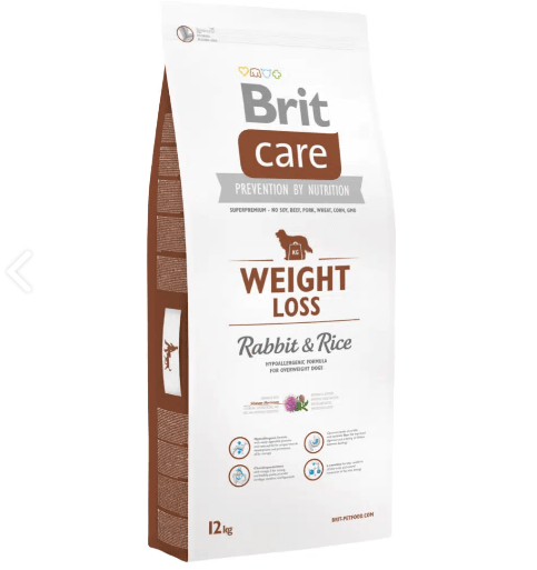 Brit Care Hypoallergenic Weight Loss Tavşanlı 12 kg Yetişkin Köpek Maması