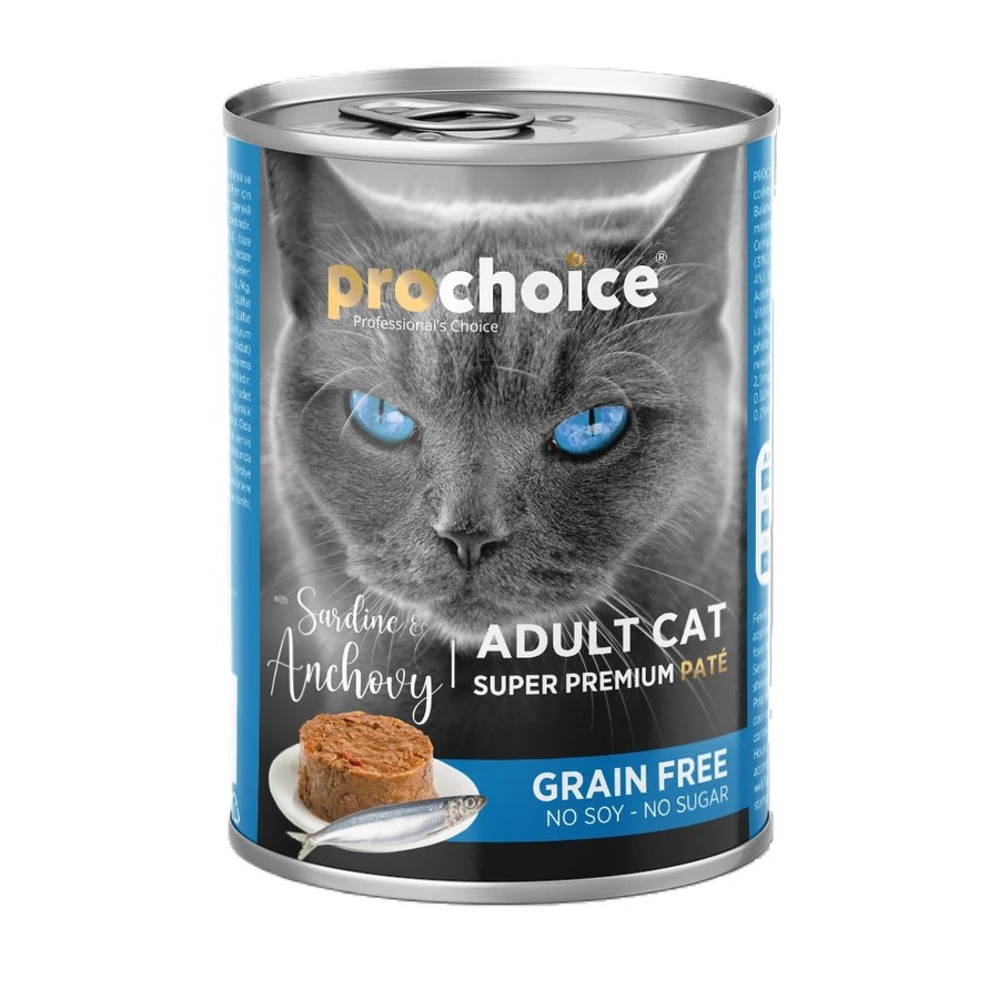 PROCHOICE SARDALYA&HAMSILI KEDI KONSERVESI 400 GR