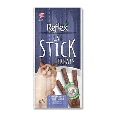 REFLEX TAVŞANLI KEDİ ÖDÜL ÇUBUĞU 5 GR 3 ADET