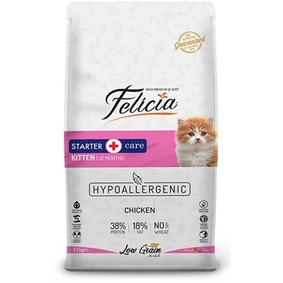 FELİCİA YAVRU TAVUKLU-HAMSİLİ KEDİ MAMASI 12 KG