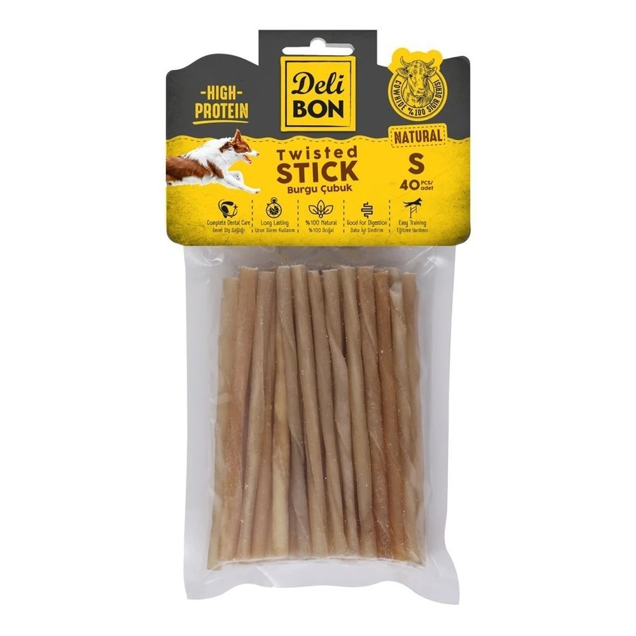 DERİ BURGU ÇUBUK İNCE BOY 40LI PAKET NATUREL NATUREL İNCEX40AD