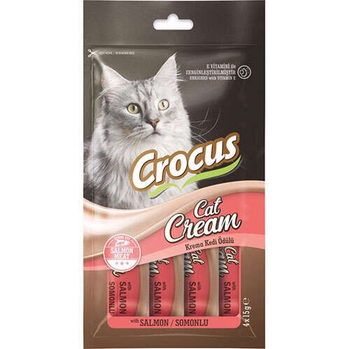 CROCUS SOMONLU KREMA KEDİ ÖDÜLÜ4X15G