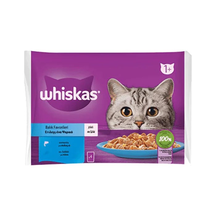 WHİSKAS POUCH  85G-4 LÜ PAKET