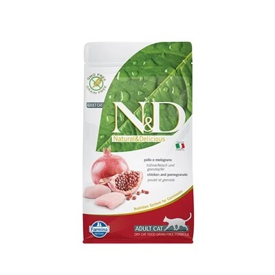 N&D TAVUKLU NARLI TAHILSIZ KEDİ MAMASI 1.5 KG