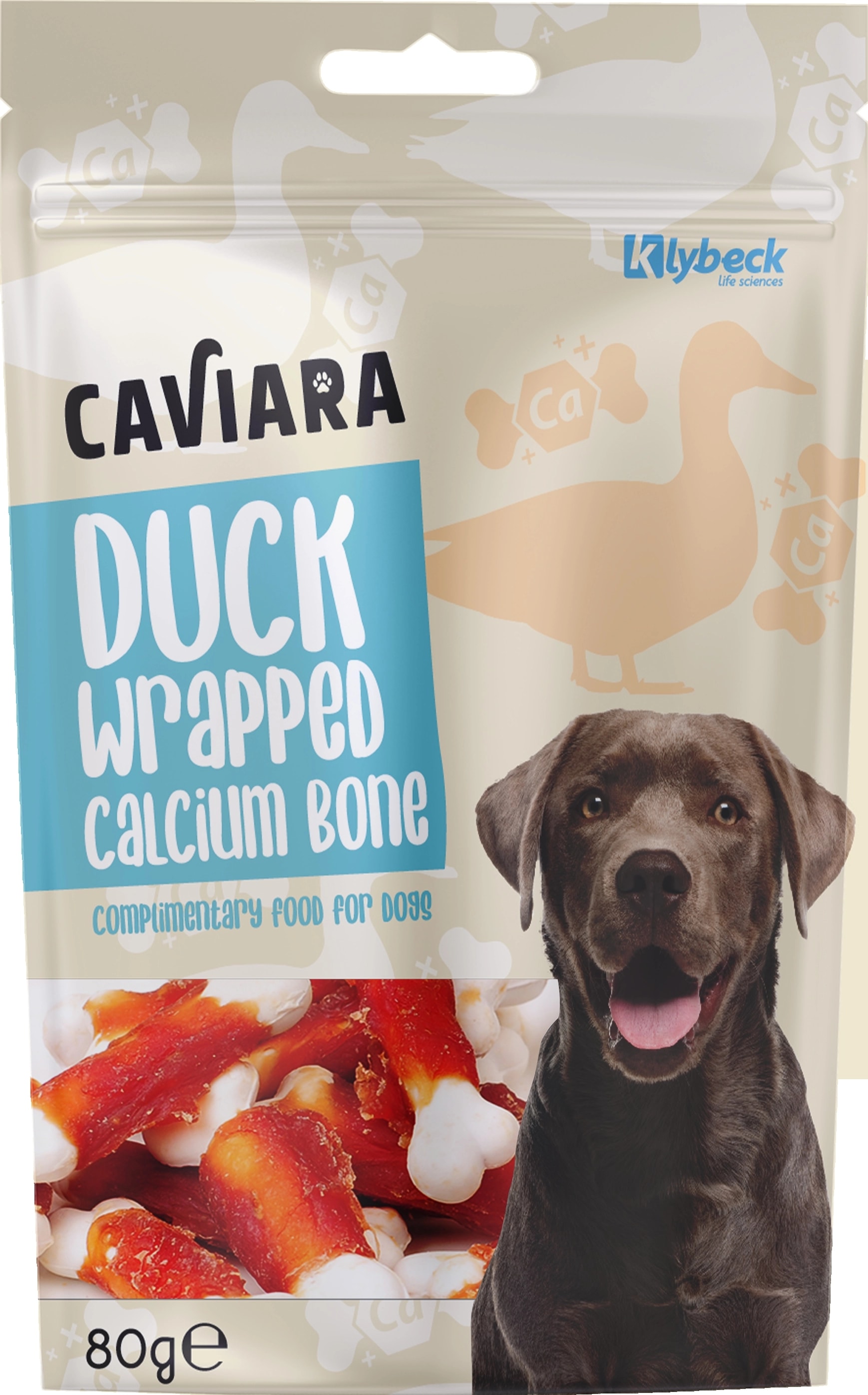 Caviara Ördek Etli Kalsiyum Kemik Köpek Ödülü 80 gr