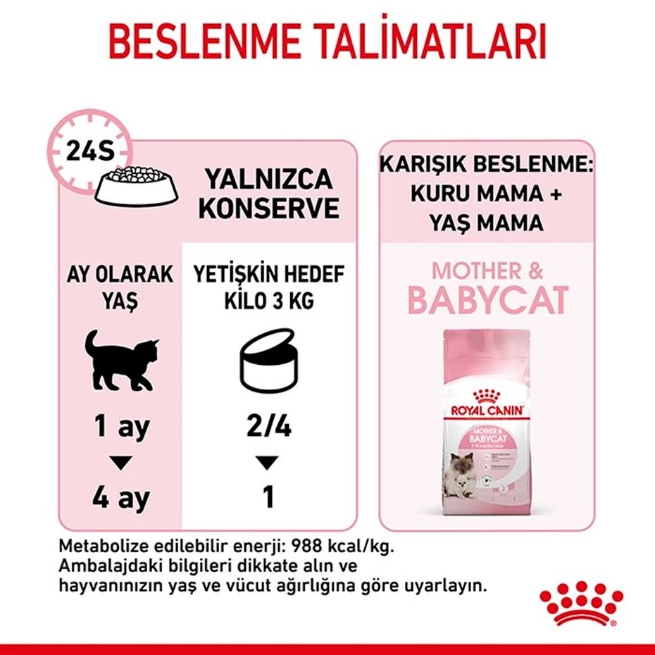 ROYAL CANİN BABY CAT INSTİNCTİVE YAVRU KEDİ MAMASI 195 GR
