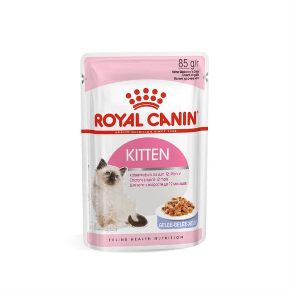 ROYAL CANİN KİTTEN JELLY YAVRU KEDİ KONSERVESİ 85 GR 12 AD