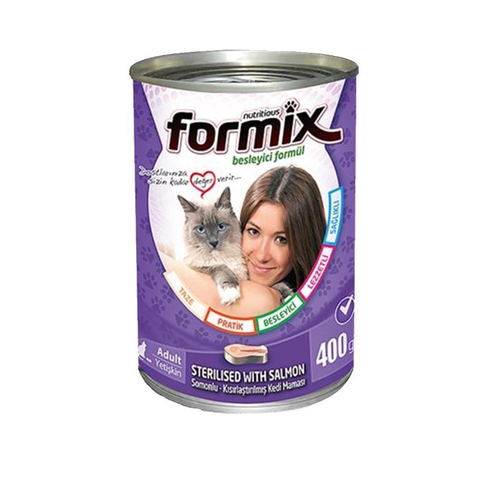 FORMİX STERİLİSED WİTH SALMON KEDİ KONSERVE 400 GR