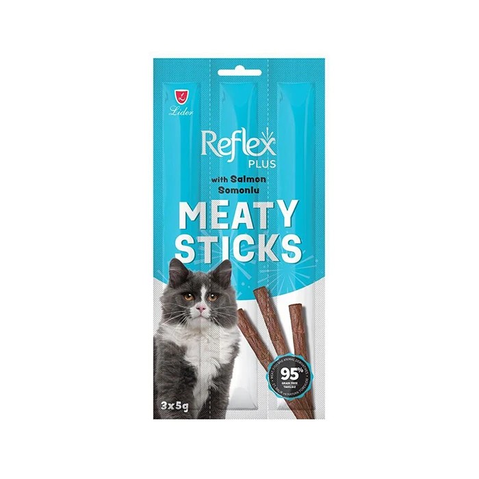 REFLEX SOMONLU KEDİ ÖDÜL ÇUBUĞU 5 GR 3 ADET