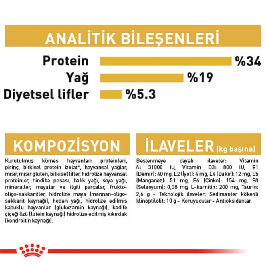 ROYAL CANİN BRİTİSH SHORTHAİR YETİŞKİN KEDİ MAMASI 2 KG