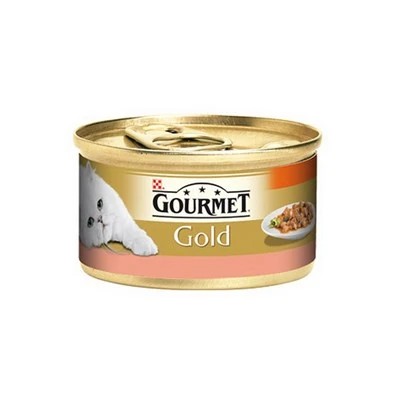 PROPLAN GOURMET GOLD PARÇA ETLİ SOSLU ALABALIK SEBZELİ KEDİ KONSERVESİ