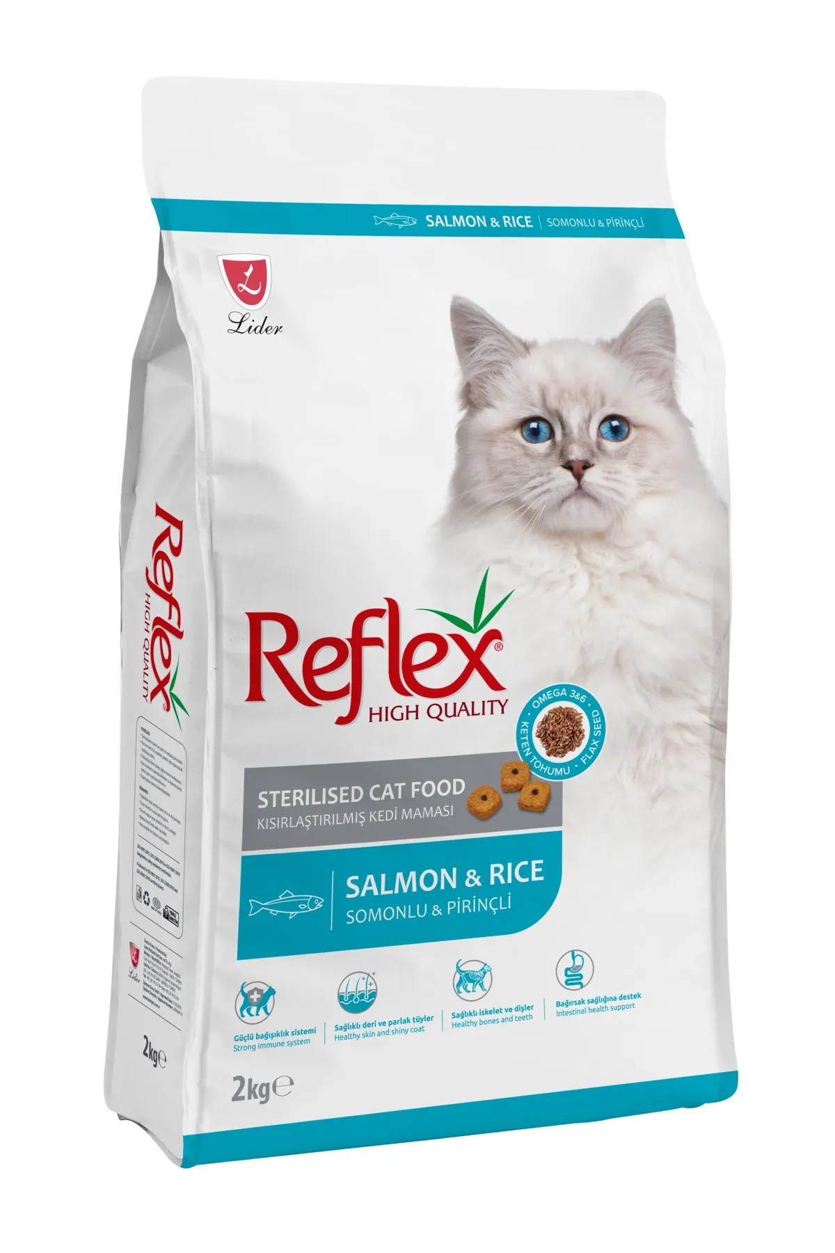 REFLEX STERİLSED SOMONLU KEDİ MAMASI 2 KG.
