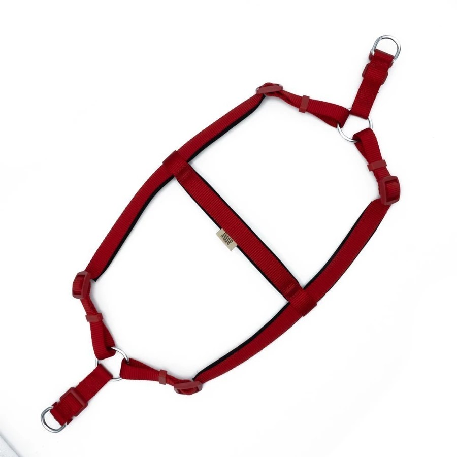 DOGGİE COMFORT RONİN YUMUŞAK DOKUMA GÖĞÜS TASMASI L 2X55-65CM KIRMIZI