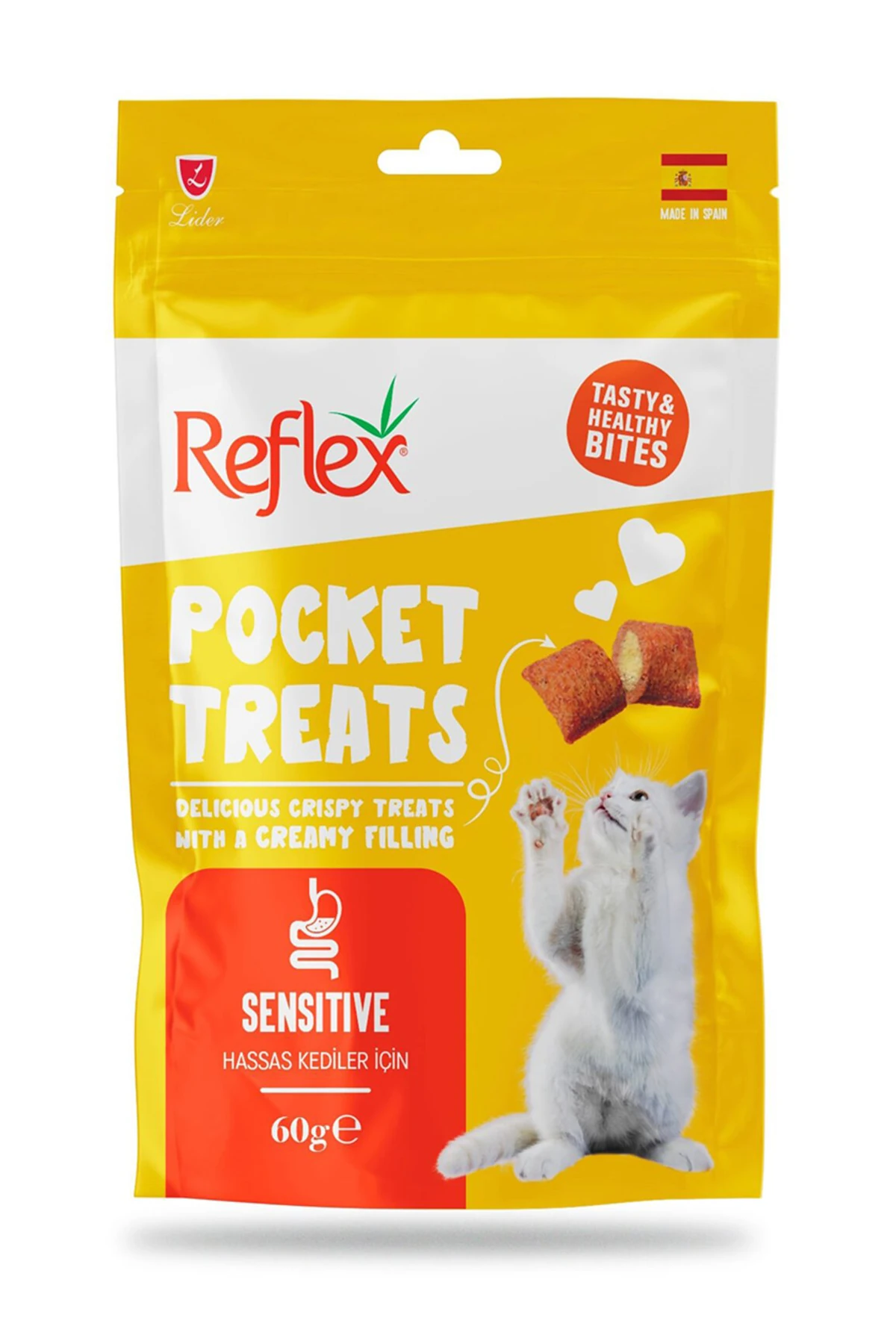Reflex Pocket Treats Sensitive Hassas Kediler İçin Özel Ödül Maması 60gram