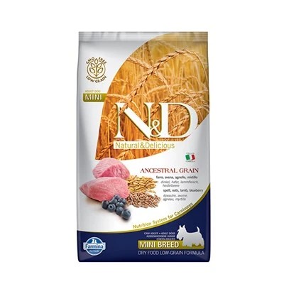 N&D DÜŞÜK TAHILLI KUZULU KÜÇÜK IRK YAVRU KÖPEK MAMASI 2.5 KG