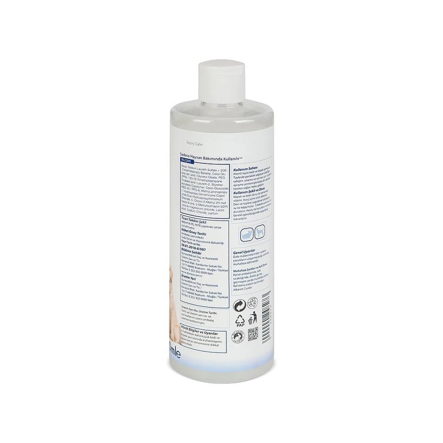 PURELE BİOLOGETİC KREMLİ KEDİ VE KÖPEK ŞAMPUANI 400 ML