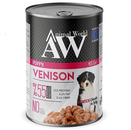 AW PUPPY GEYİK ETLİ  KÖPEK KONSEVESİ 400 GR