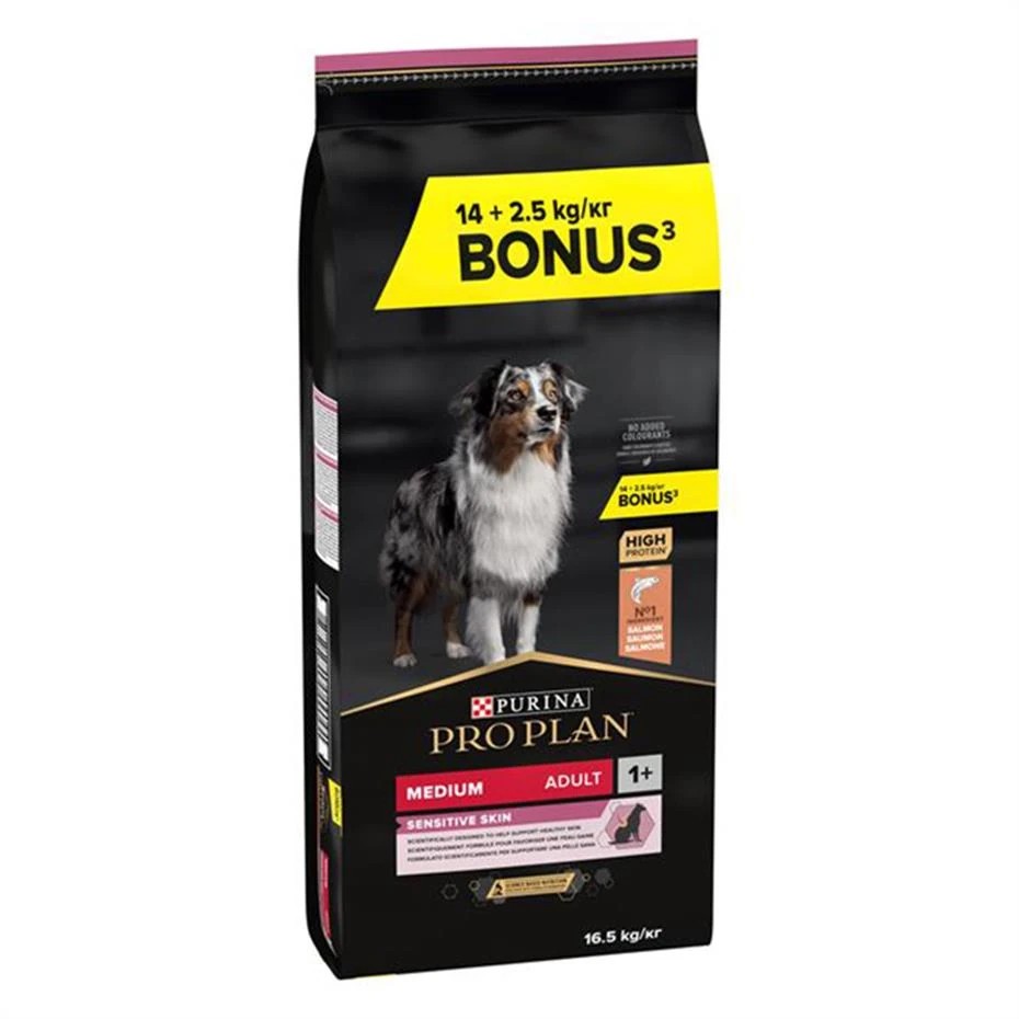 PROPLAN SOMONLU HASSAS YETİŞKİN KURU KÖPEK MAMASI 14+2,5 KG