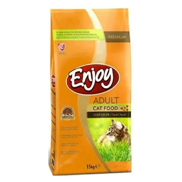 ENJOY MULTI COLOUR YETİŞKİN KEDİ MAMASI 15 KG