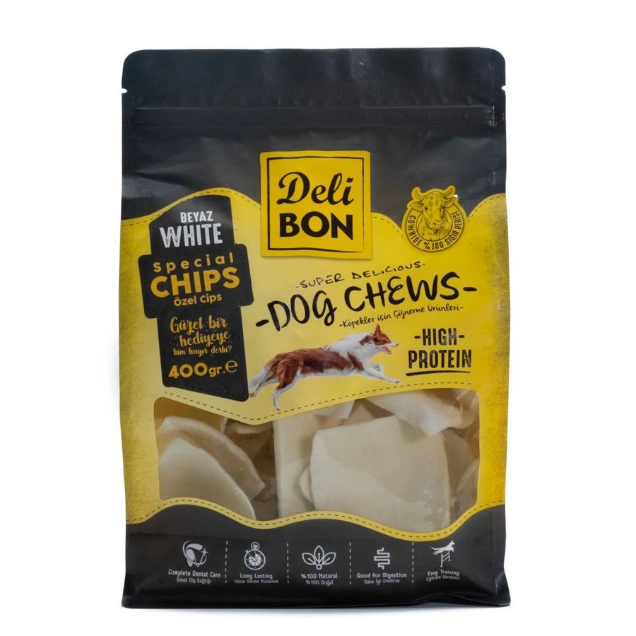 DERİ CİPS 400GR TORBA BEYAZ BEYAZ CIPSX400GR