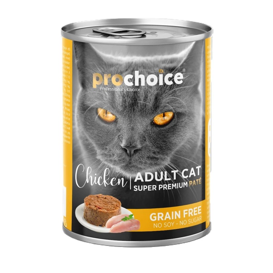 PROCHOİCE TAVUK ETLİ KEDİ KONSERVE 400 GR