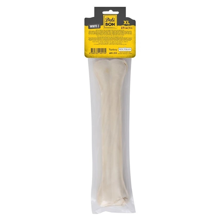 DERİ PRES KEMİK 27CM M BOY 1Lİ PAKET BEYAZ BEYAZ 27CMX1AD.
