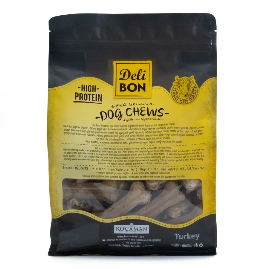 DERİ PRES KEMİK 7CM XS BOY 50Lİ TORBA NATUREL NATUREL 7CMX50AD
