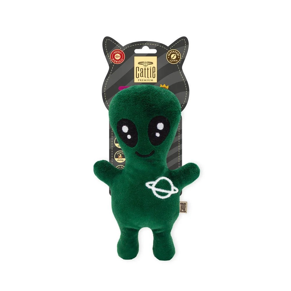 CATTIE MATABİ İÇERİKLİ KEDİ OYUNCAĞI PELUŞ UZAYLI 20CM