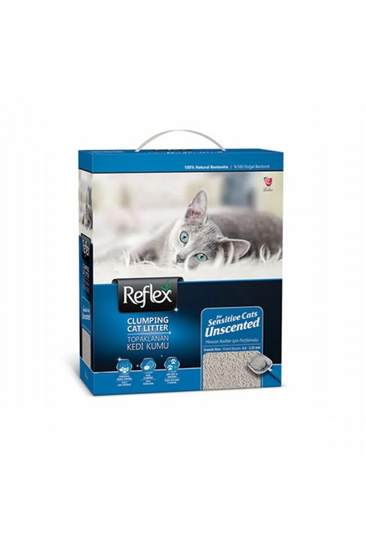 REFLEX SENSİTİVE KOKUSUZ KEDİ KUMU 10 LT
