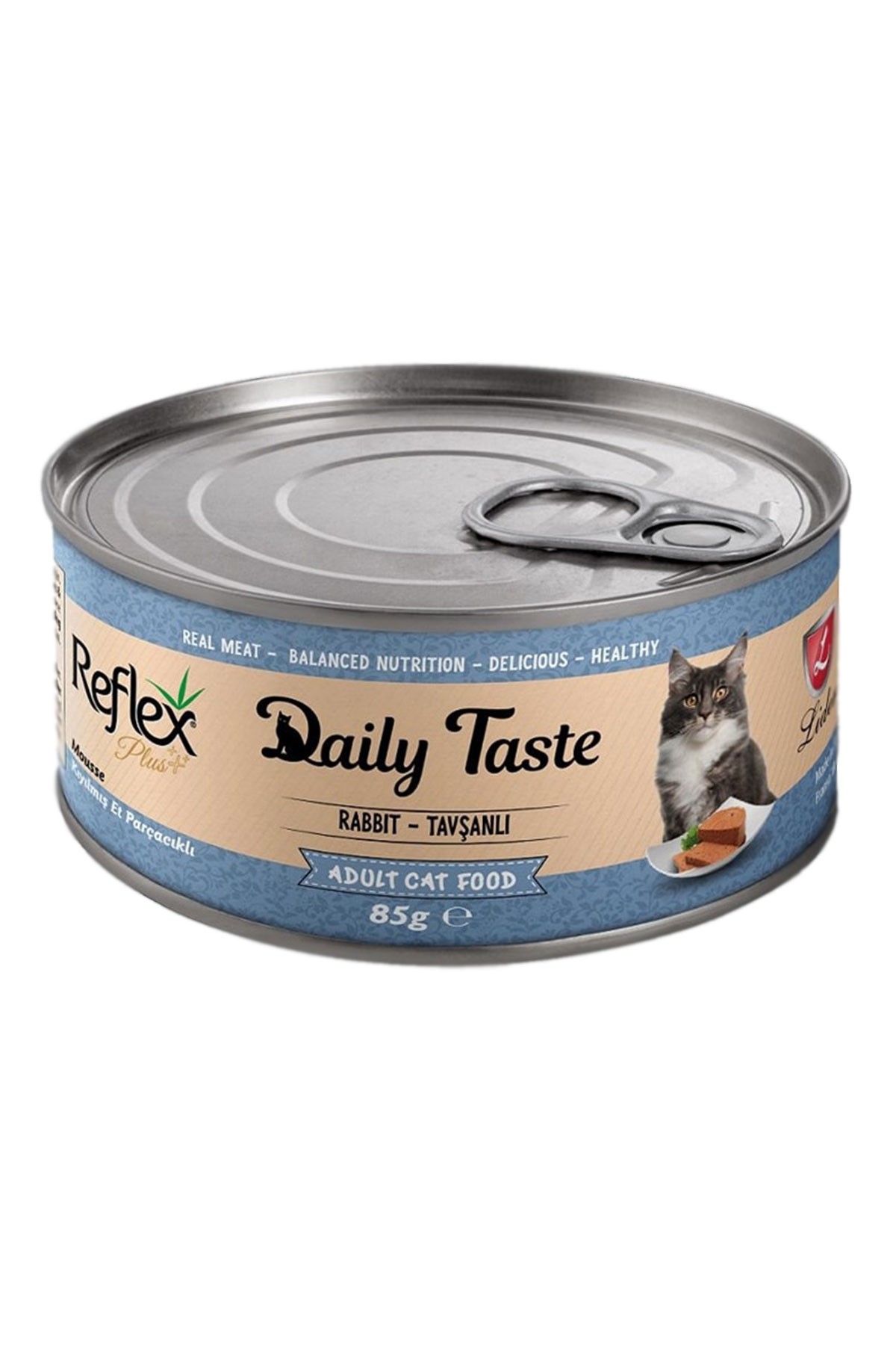 REFLEX DAİLY TASTE TAVŞANLI MOUSSE KEDİ KONSERVESİ 85GR