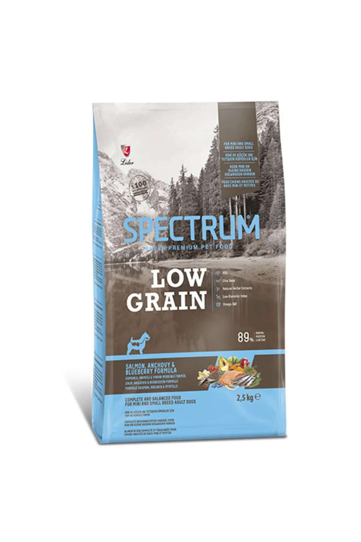 SPECTRUM AZ TAHILLI SOMONLU KOPEK MAMASI MINI IRK 2.5 KG