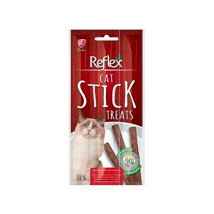 REFLEX KEDİ ÖDÜL STİCKS BİFTEK KUZU