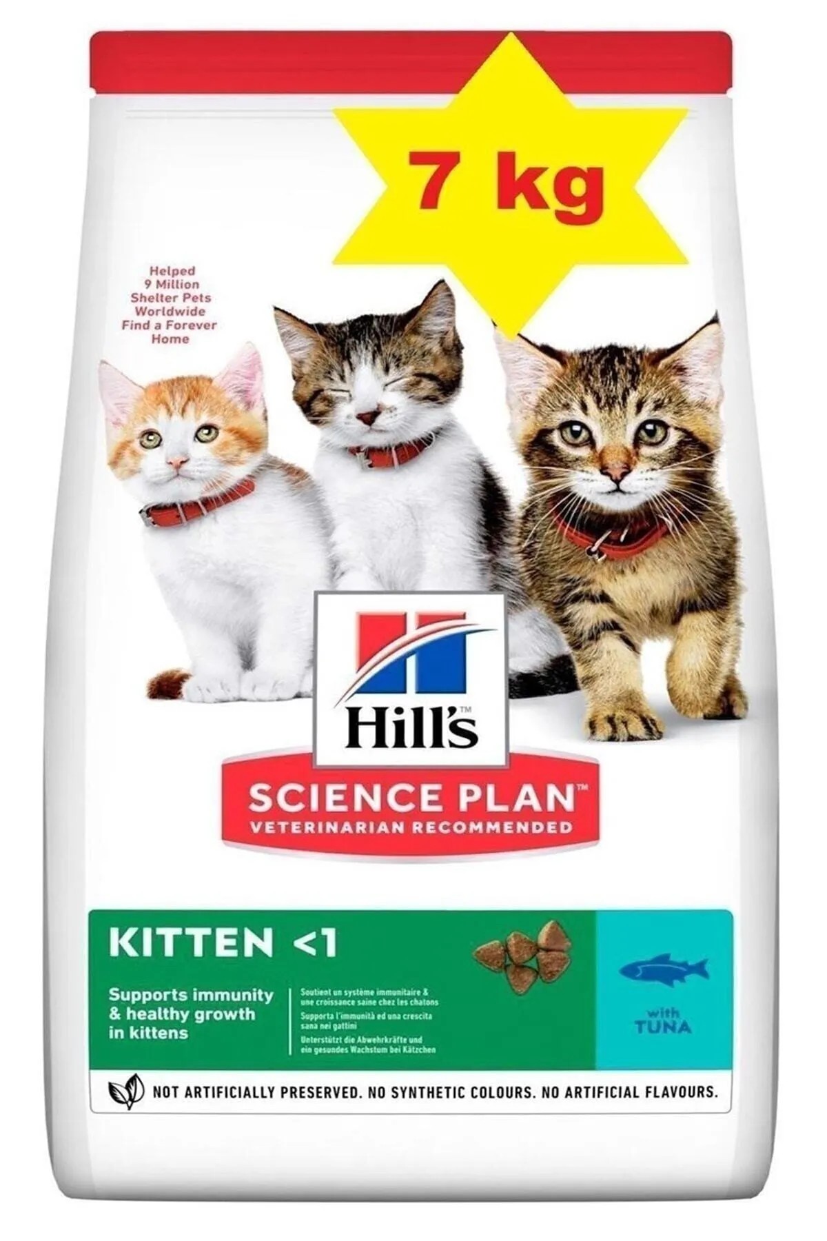 HİLLS KİTTEN TON BALIKLI YAVRU KEDİ MAMASI 7 KG