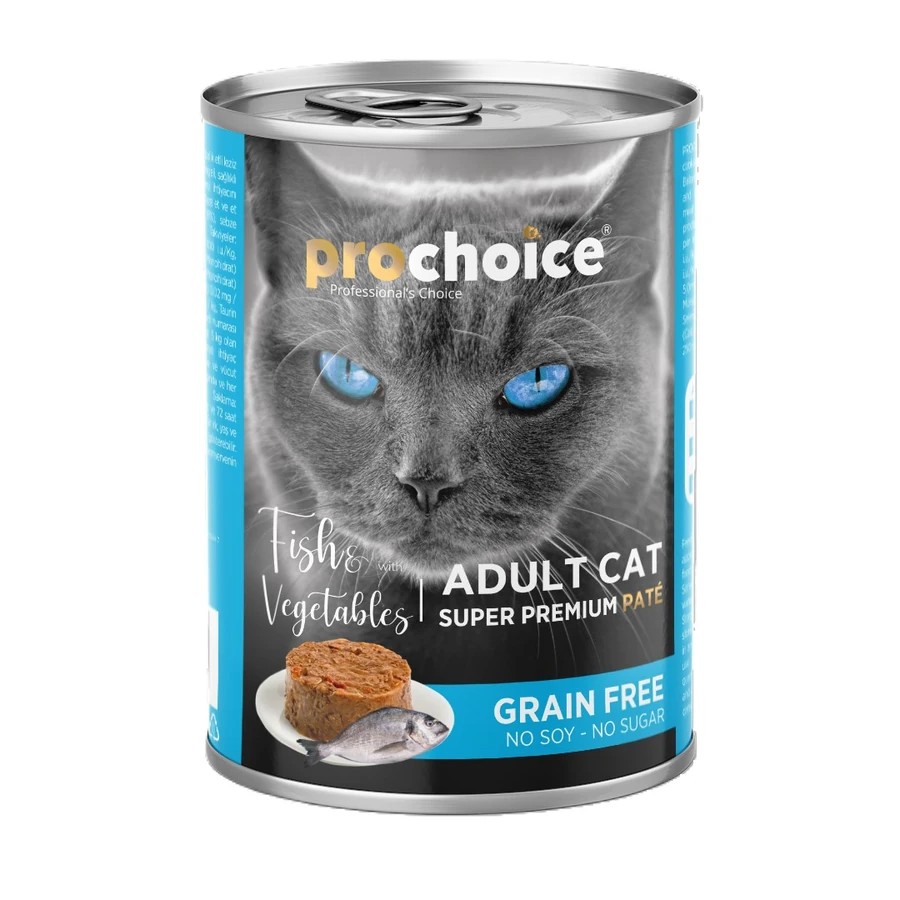 PROCHOİCE BALIK VE SEBZELİ KEDİ KONSERVE 400GR