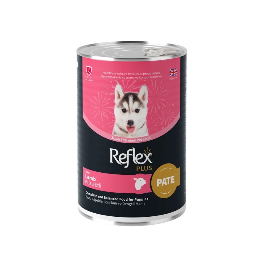 REFLEX PLUS PATE ET PARÇAÇIKLI YAVRU KÖPEK MAMASI 395 GR