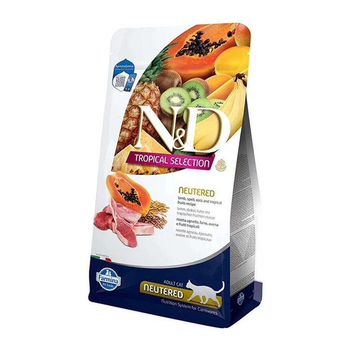 N&D TROPİKAL SELECTION KUZULU KISIR KEDİ 10 KG