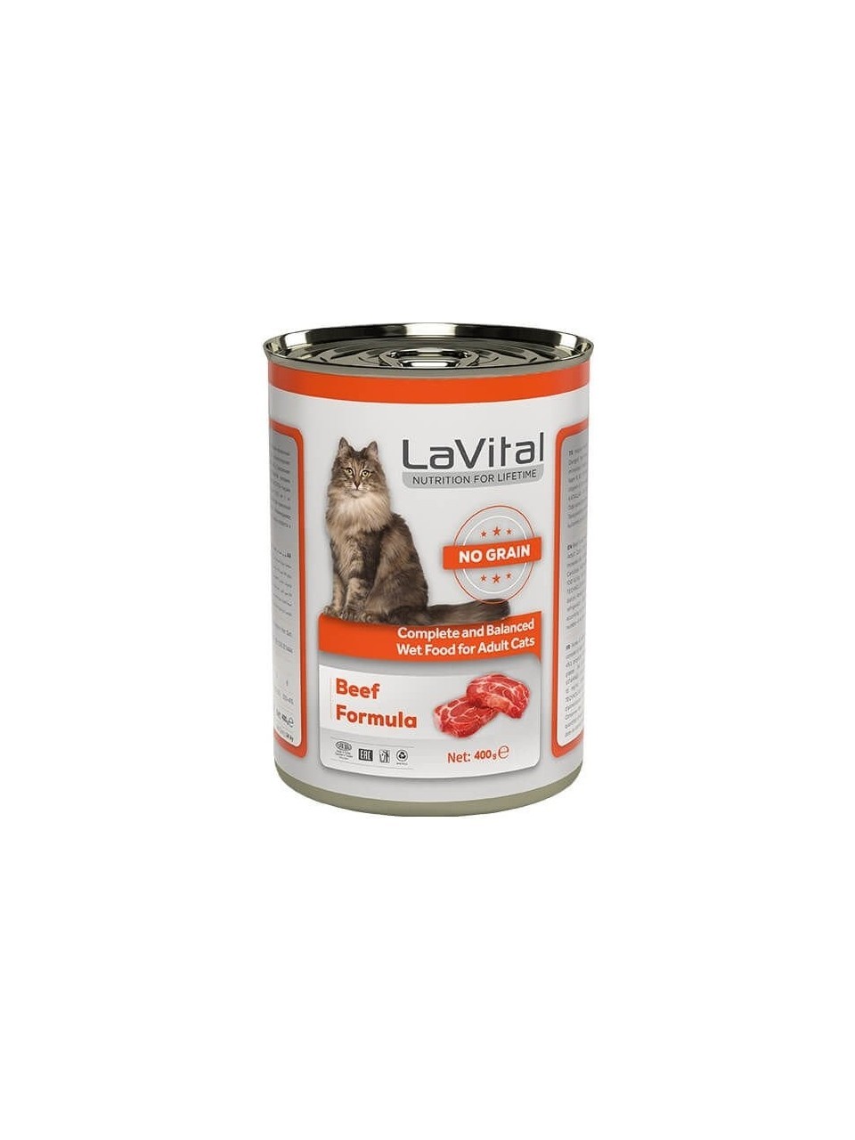 LAVİTAL SIĞIR ETLİ KEDİ MAMASI 400G