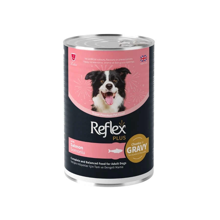 REFLEX PLUS SOMONLU YETİŞKİN KÖPEK MAMASI 400 GR