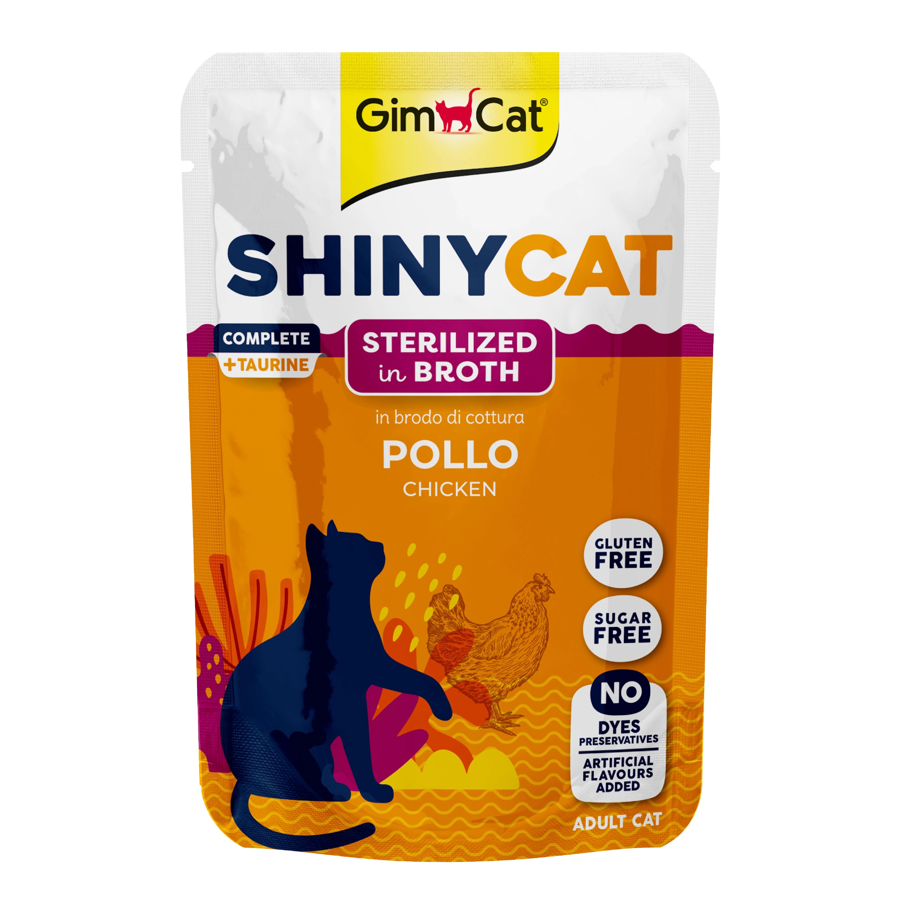 GİMCAT SHİNYCAT POUCH STERİL TAVUKLU 70GR