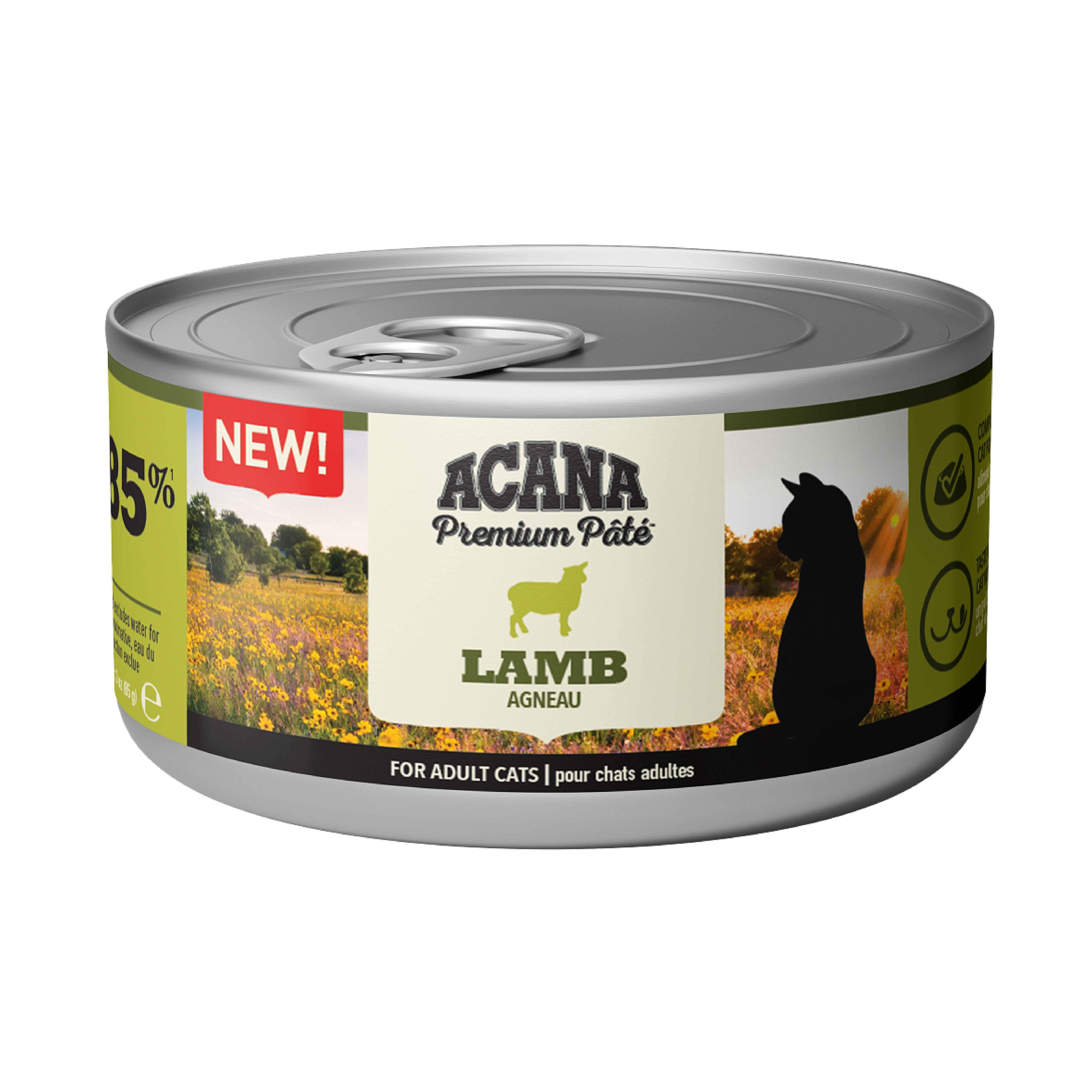 ACANA PREMİUM KUZULU EZME KEDİ KONSERVESİ 85 GR