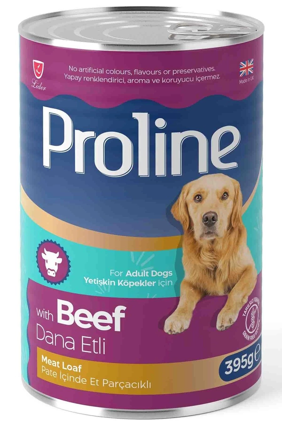 PROLINE DANA ETLI CIGERLI BEZELYELI YETISKIN KÖPEK KONSERVE MAMASI 415 GR