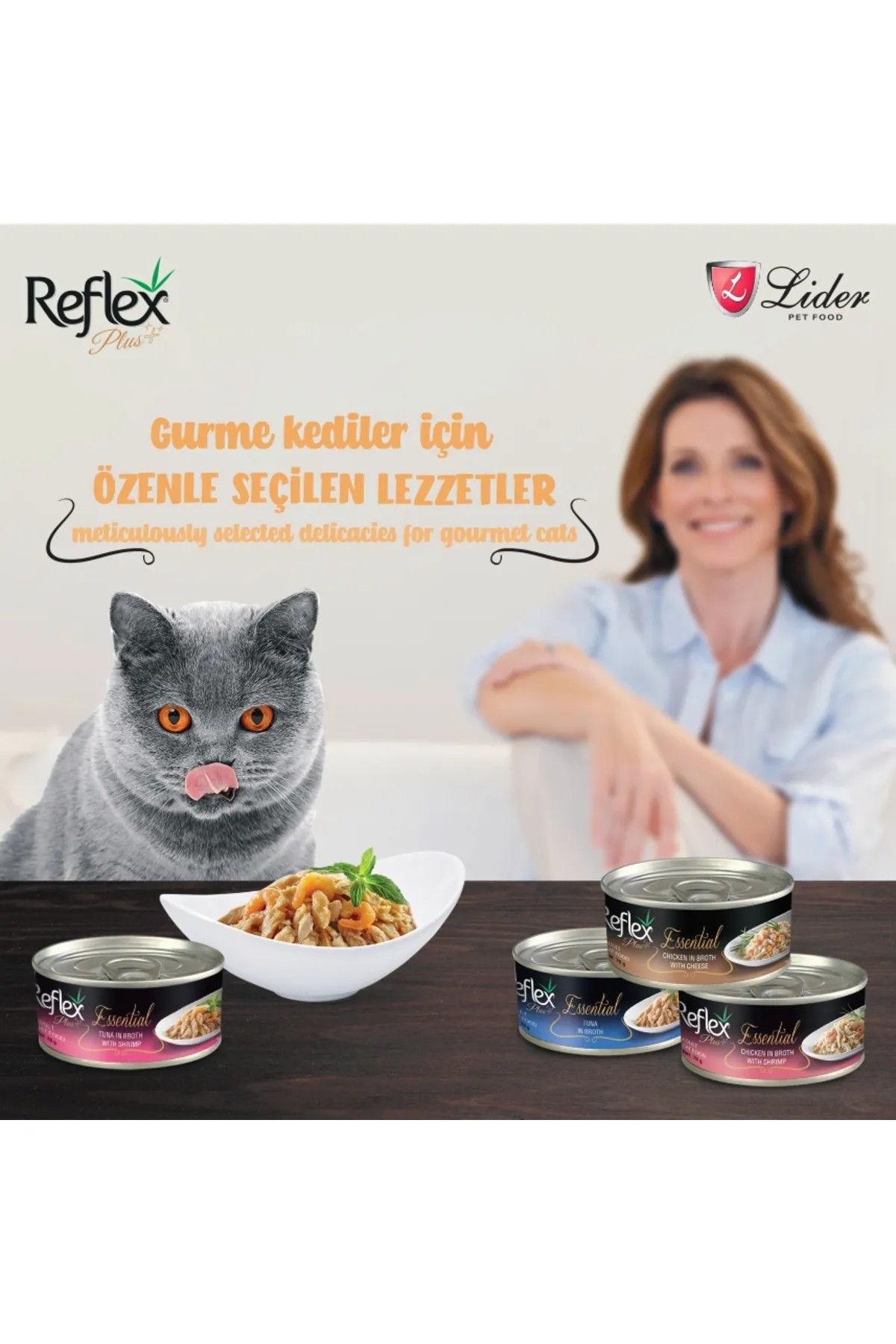 REFLEX PLUS ESSENTİAL TON SOMON YAVRU KEDİ KONSERVESİ 70 GR