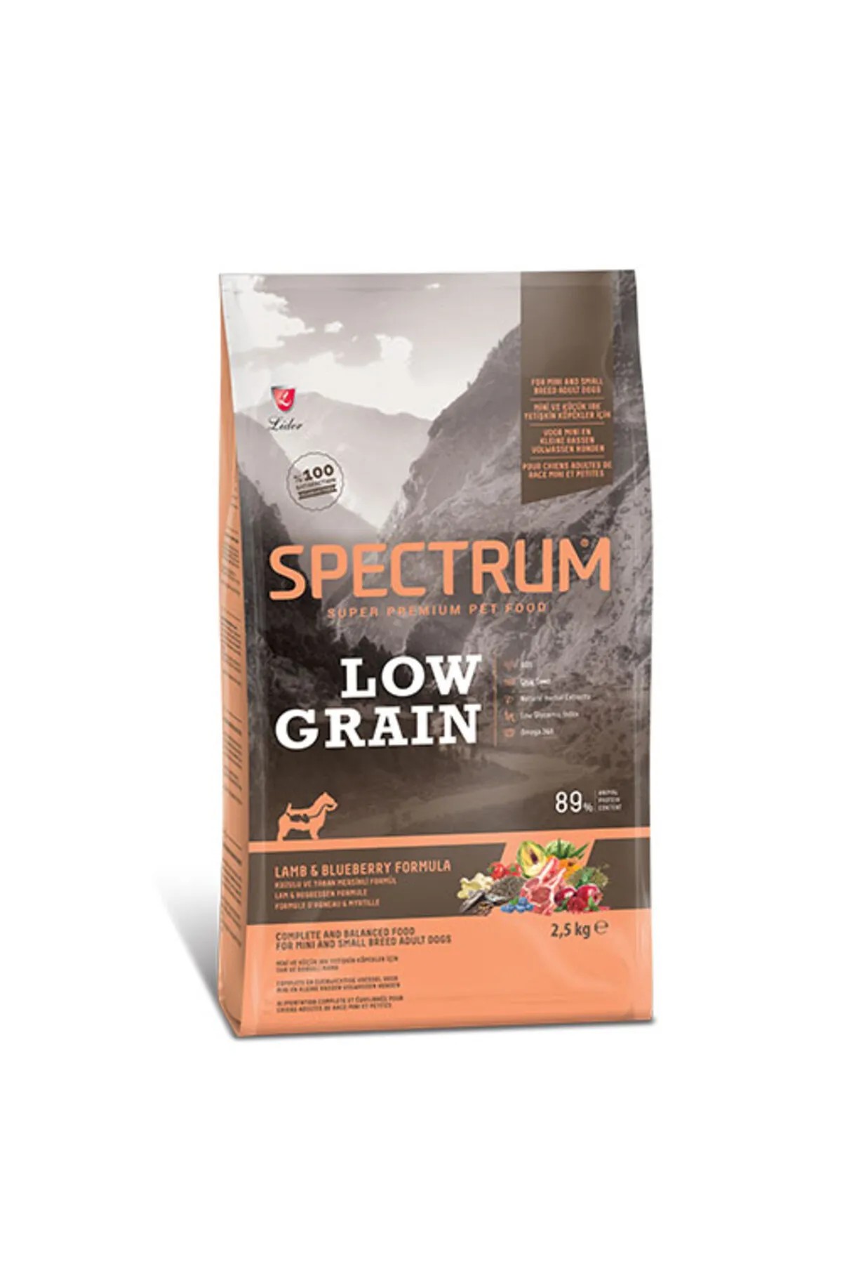 SPECTRUM LOW GRAIN KUZULU VE YABAN MERSINLI MINI VE KÜÇÜK IRK YETISKIN