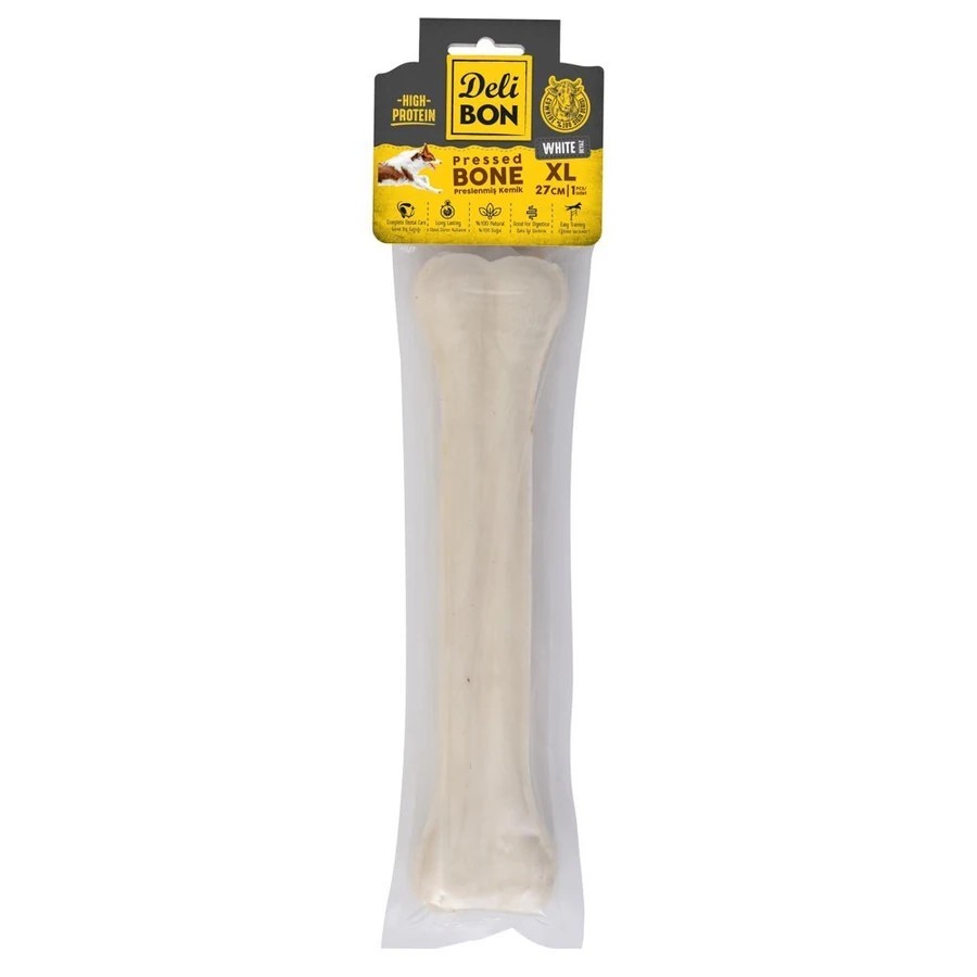 DERİ PRES KEMİK 27CM M BOY 1Lİ PAKET BEYAZ BEYAZ 27CMX1AD.