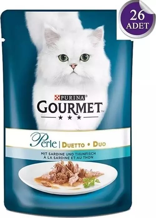 Gourmet Gourmet Perle Izgara Ton Balıklı Yetişkin Kedi Maması 85 gr * 26