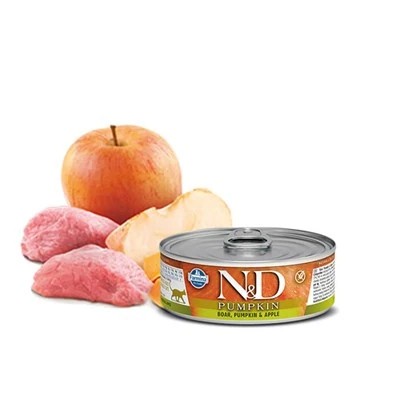 N&D KEDI YABAN DOMUZU&BALKABAGİ&ELMA KONSERVE 70 GR.