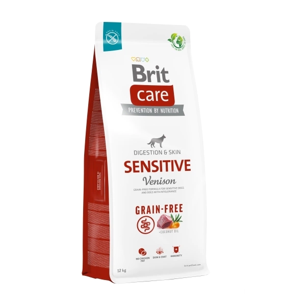 Brit Care Sensitive Digestion & Skin Mono Protein Geyikli Tahılsız Yetişkin Köpek Maması 12kg