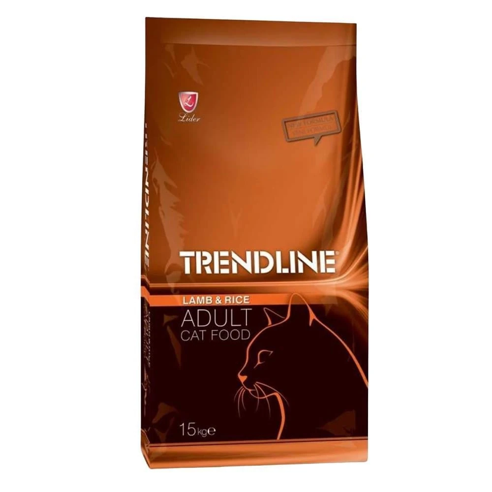 TRENDLİNE ADULT KUZU ETLİ KEDİ MAMASI 15 KG