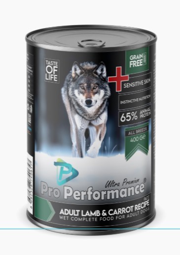 PRO PERFORMANCE DOG LAMB 400 GR