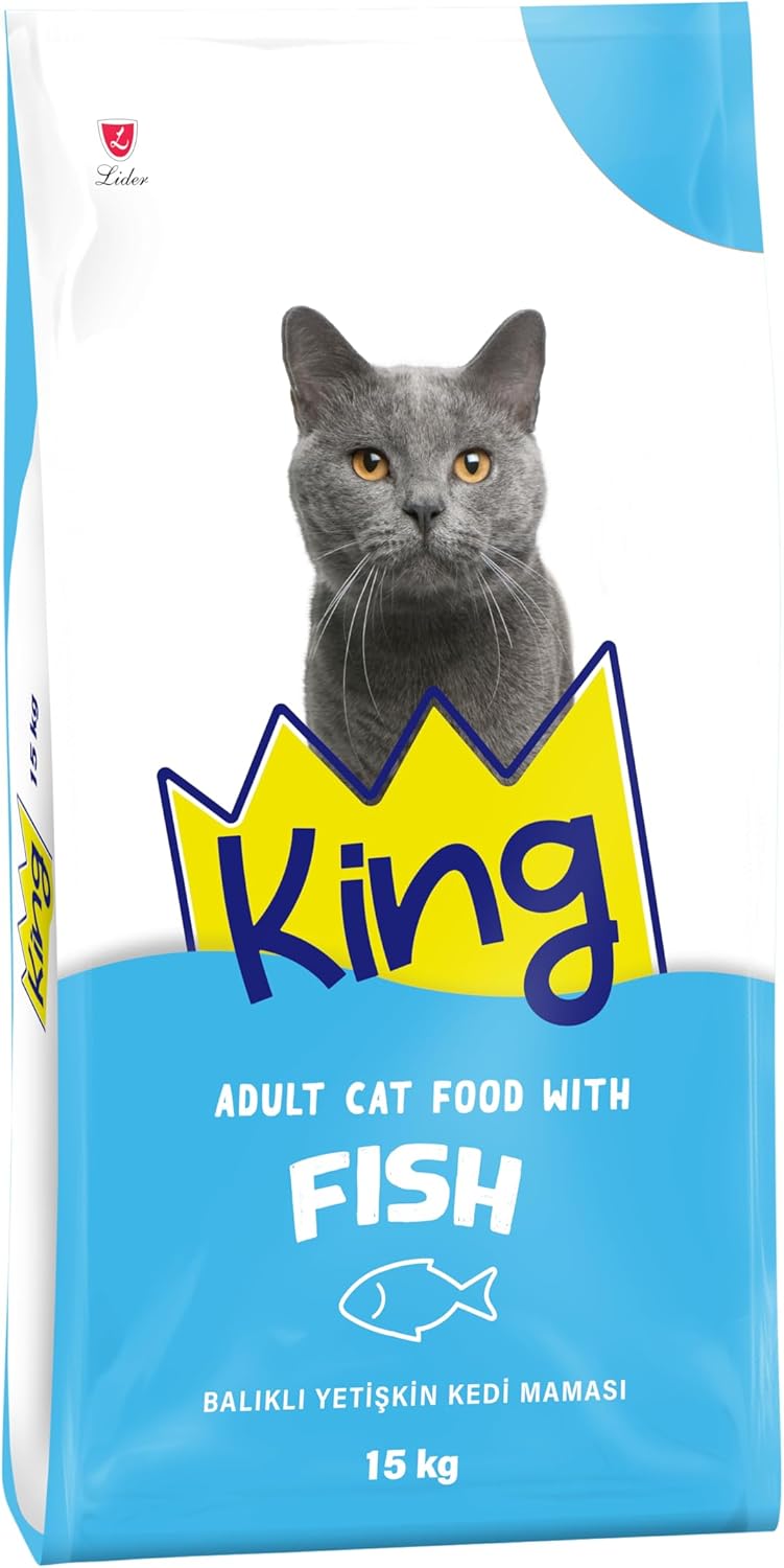 KİNG YETİŞKİN BALIKLI KEDİ MAMASI 15 KG